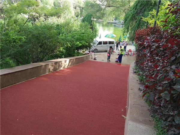 葫芦岛彩色路面施工